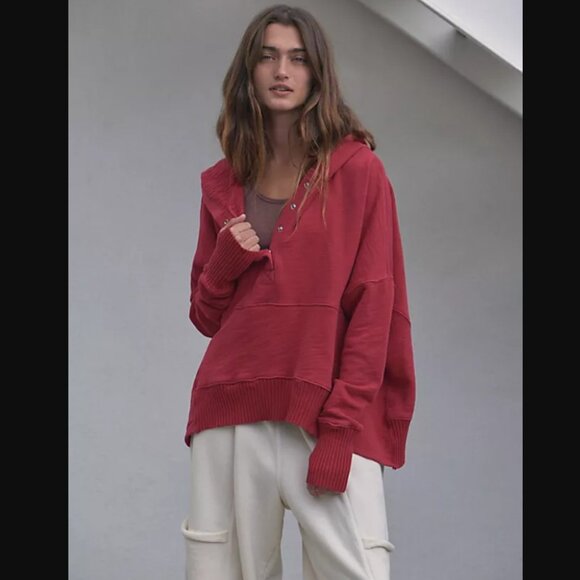 Free People FP Movement Solid Honey Dove Pullover - Picture 1 of 6